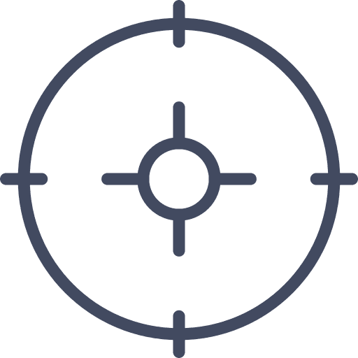 Target target shooting aim icon