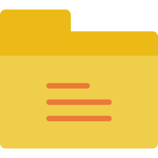 Folder file storage folder data storage icon