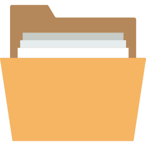 Folder folder file storage office material icon