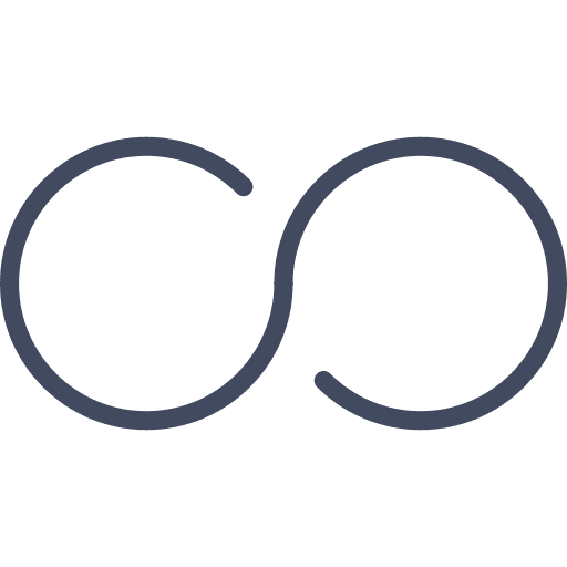 Infinity infinity flat everything icon