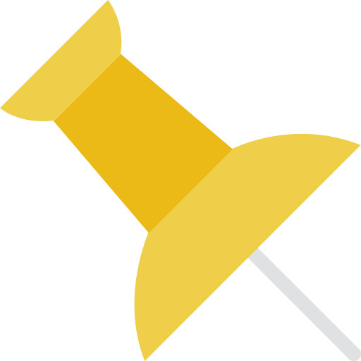 Push pin office material security pin push pin icon