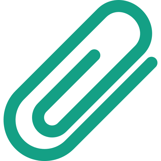 Attachment school material office material school icon