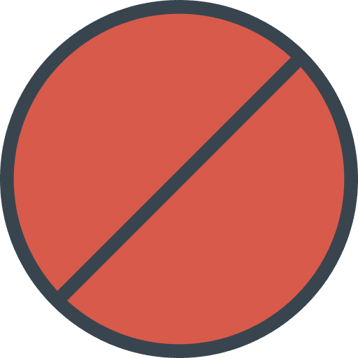 Forbidden prohibition avoid limitation icon
