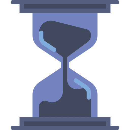 Hourglass hourglass time clock icon