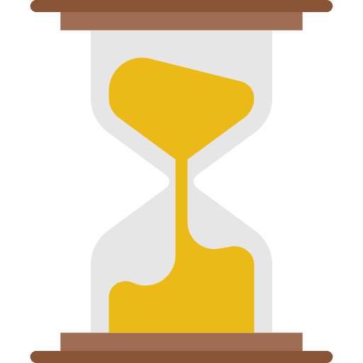 Hourglass time wait hourglass icon