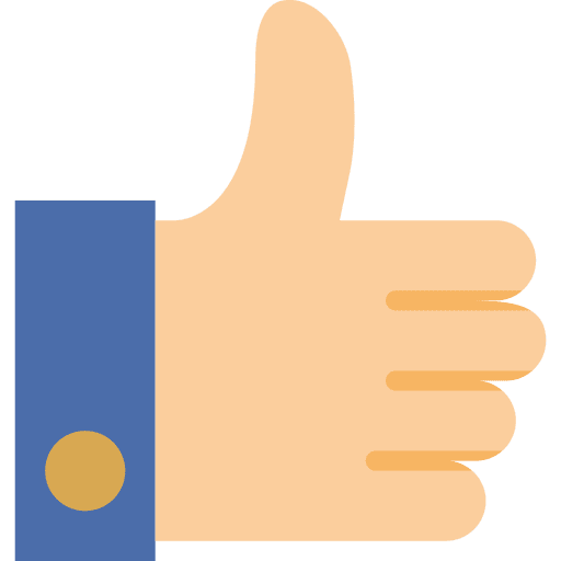 Like facebook like well done thumbs up icon