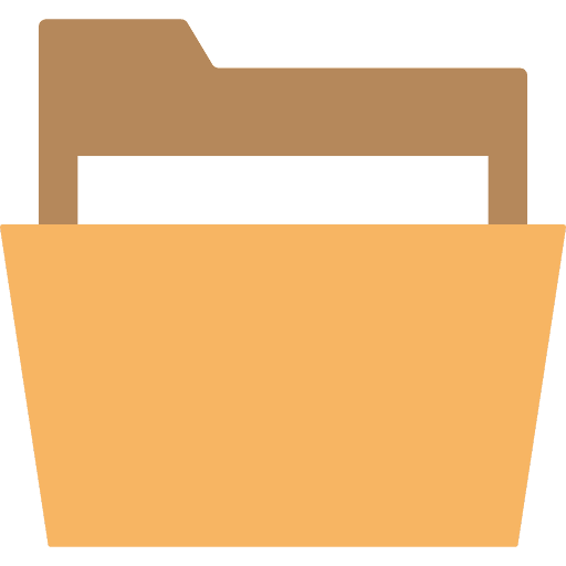 Folder folder office material data storage icon