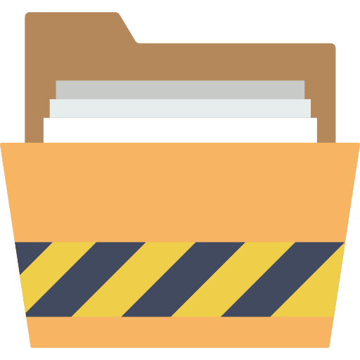 Folder folder office material data storage icon