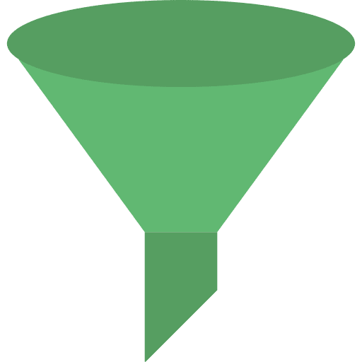 Funnel funnel tool filter icon