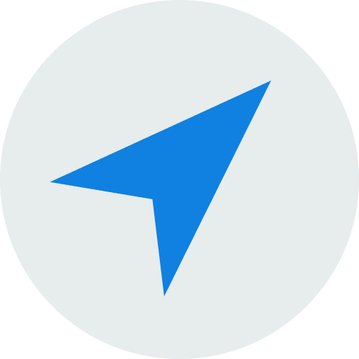 Navigation technology compass tools and utensils icon