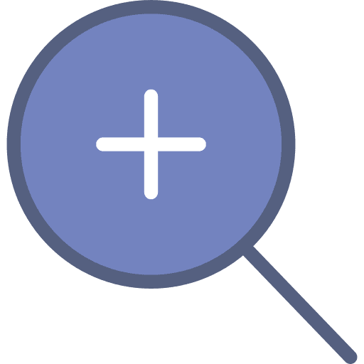 Zoom in zoom in tools and utensils lens icon