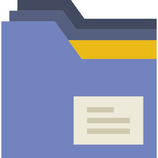 Folder storage repository file storage icon