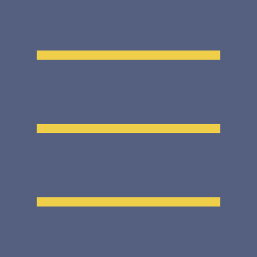 Menu button bars control icon