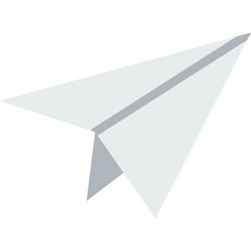 Paper plane paper origami childhood icon
