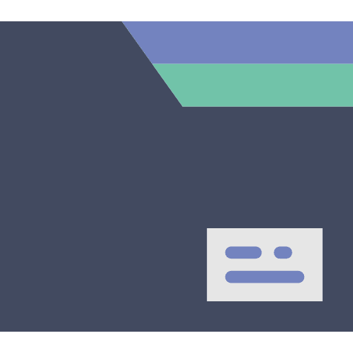 Folder file storage office material folder icon
