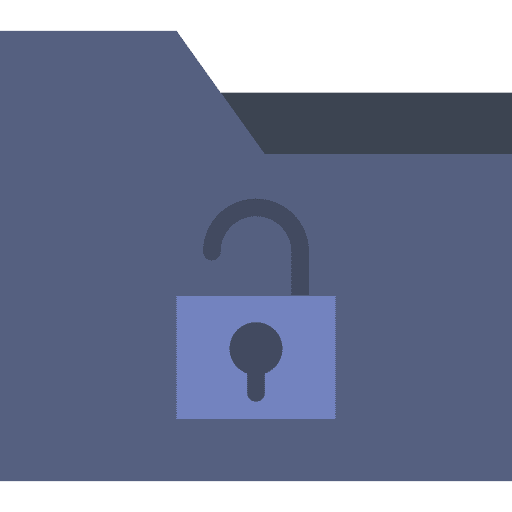 Folder office material file storage folder icon