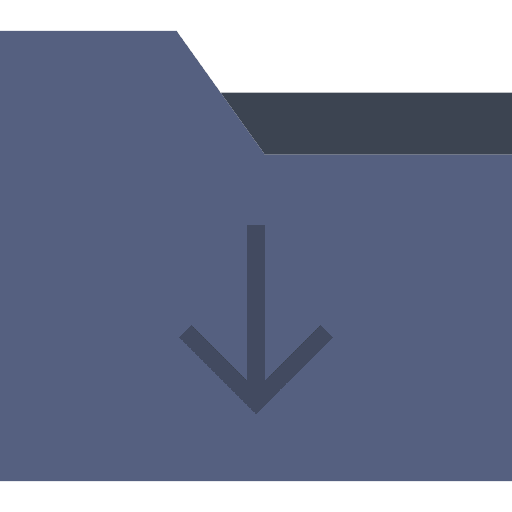 Folder storage office material folder icon