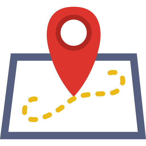Map location region gps map point icon