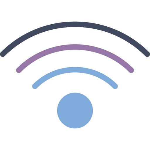 Wifi computer wireless connection icon