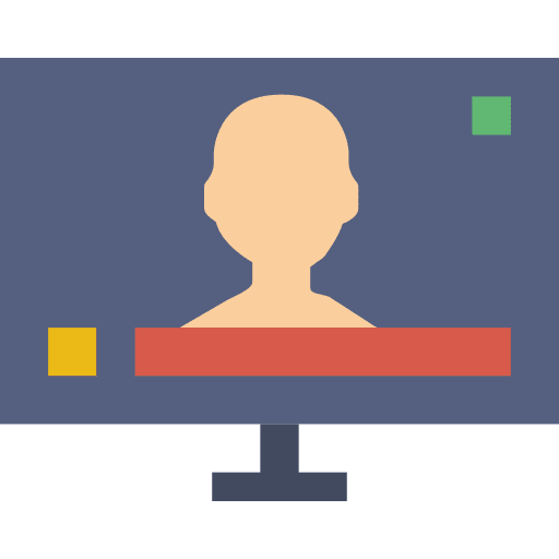 Television tv screen television icon