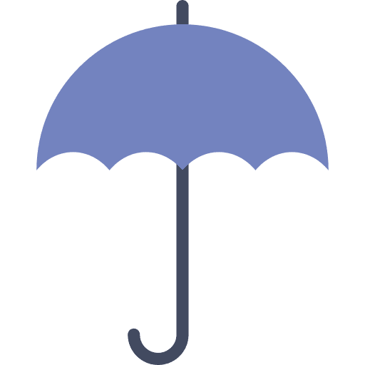 Umbrella protection weather umbrella icon
