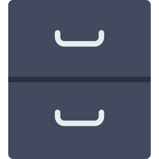 Archive file archive office material icon