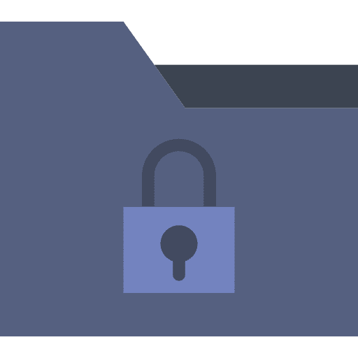 Folder file storage office material storage icon