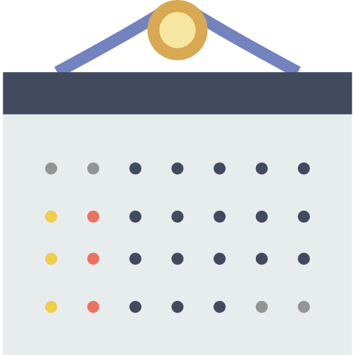 Calendar romantic date administration calendars icon