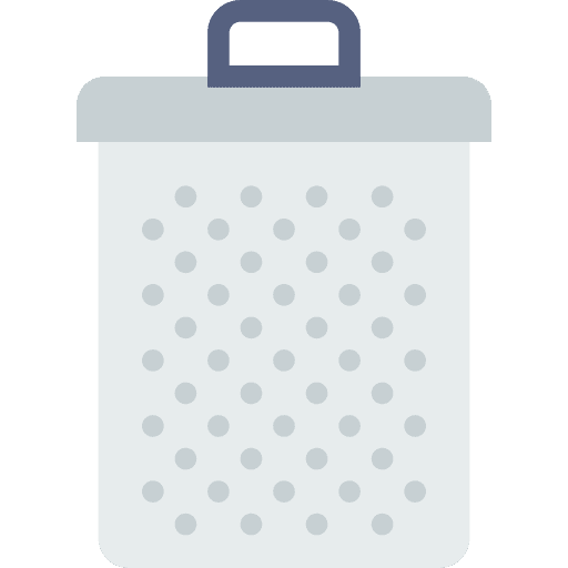Garbage tin recycle garbage icon