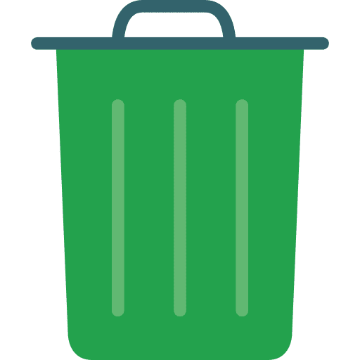 Garbage trash bin garbage icon