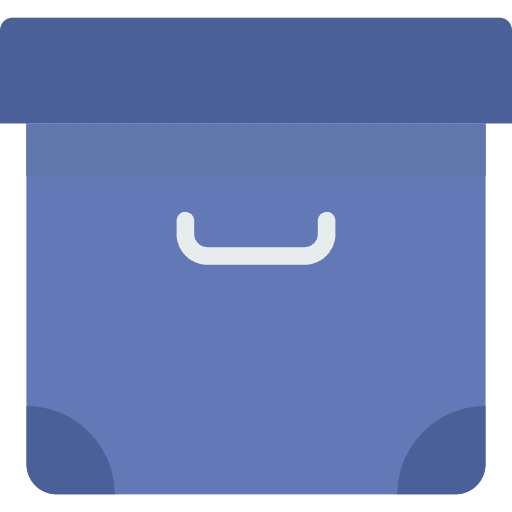 Archive storage storage box box icon