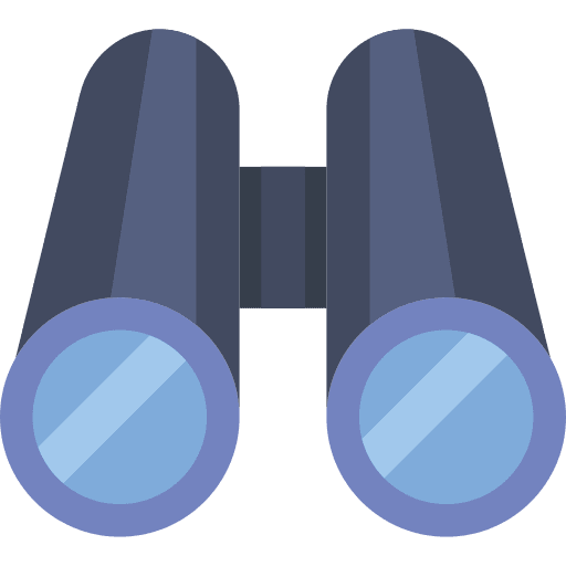 Binoculars binoculars spy see icon