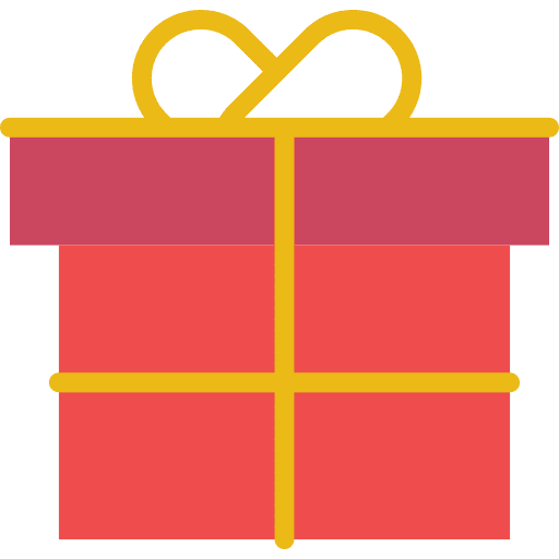 Gift christmas presents birthday surprise icon