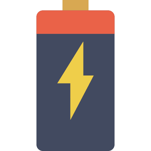 Battery full battery energy storage battery icon