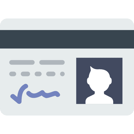 Id card business id card identity icon