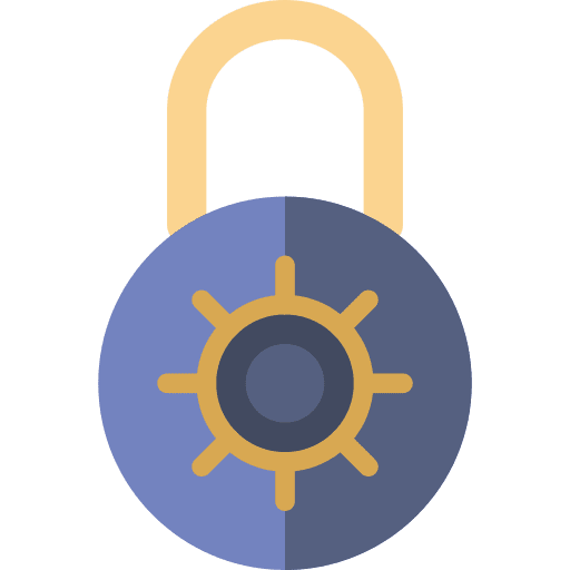 Locked secure padlock locked icon