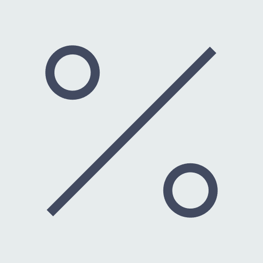 Percent discount percent sales icon