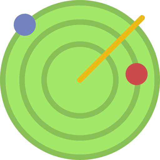 Radar positional google place radar icon