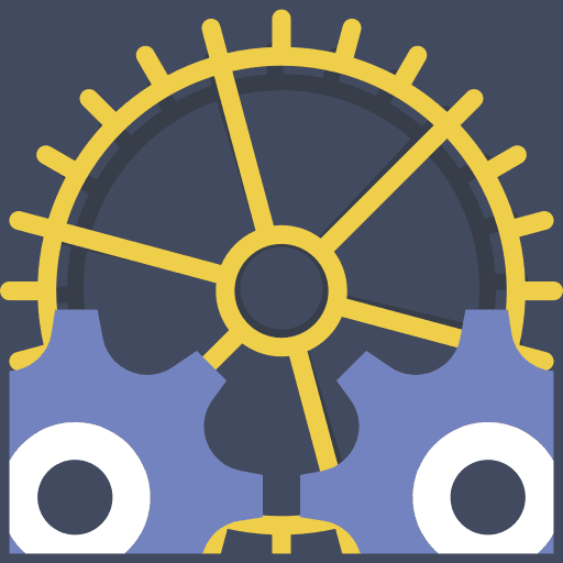 Settings configuration gear settings icon