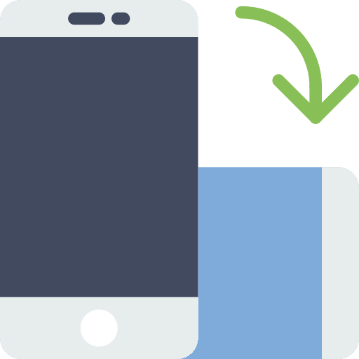 Smartphone touch screen cellphone mobile phone icon