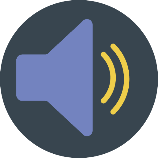 Speaker sound volume multimedia option icon