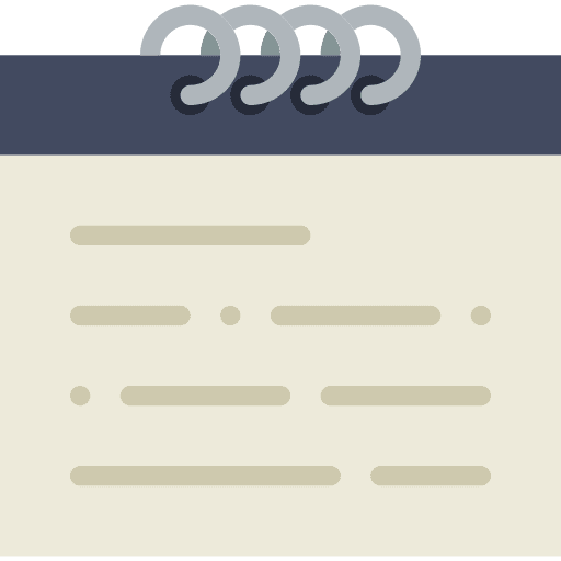 Calendar organization time schedule icon