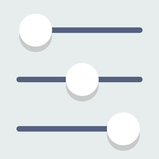 Controls levels adjust adjustment icon