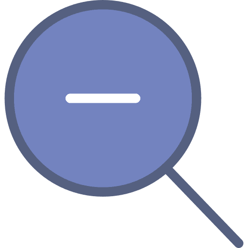 Zoom out search detective zoom icon
