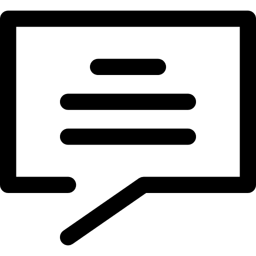 Message interface chatting conversation icon Message interface chatting conversation icon
