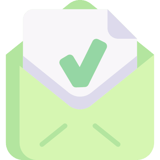 Approved approved envelope message icon