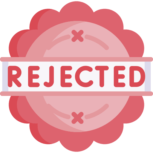 Rejected ui sign delete icon