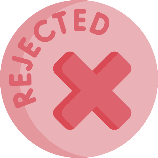 Rejected cancel quit close icon Rejected cancel quit close icon