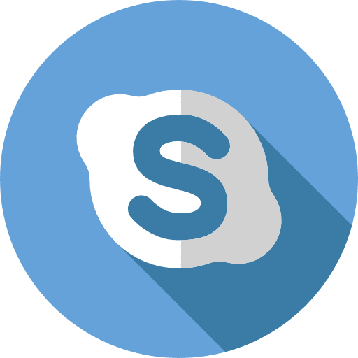 Skype logo video call social media icon Skype logo video call social media icon