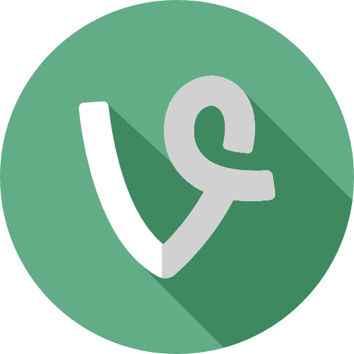Vine social network social media logo icon Vine social network social media logo icon